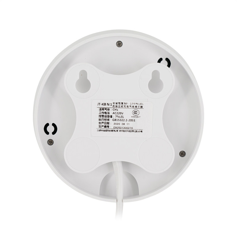 School Wired Smart Natural Gas Alarm Detector CH4 Methane